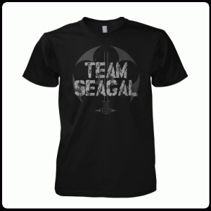 Team Seagal T-shirt new